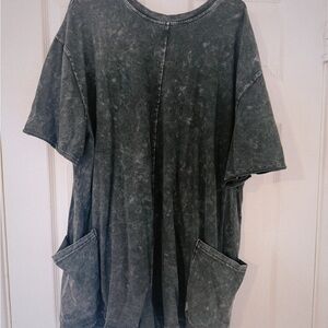 FP Movement by Free People Washed Gray Pocket Jumpsuit